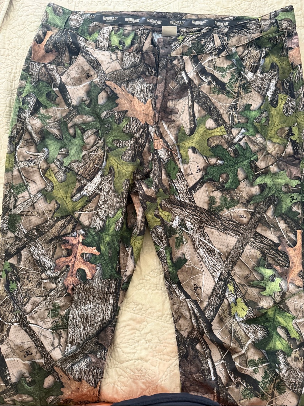 RedHead Realtree-Style Camouflage Pants in Green, Brown & Tan